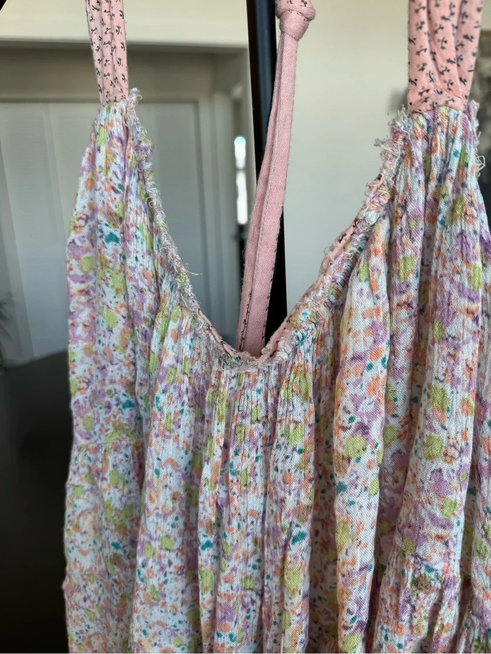 Vintage Free People pink tank top